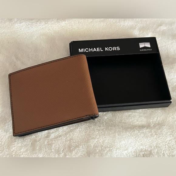 🔥 Michael Kors Andy slim Mens billfold leather wallet (New with Tags)🔥 - Picture 3 of 6